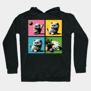 Selkirk Rex Pop Art - Cute Kitties Hoodie